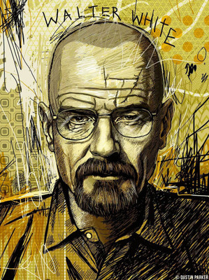 

Aabhaas Breaking Bad Wall Poster Fine Art Print(12 inch X 18 inch, Rolled)