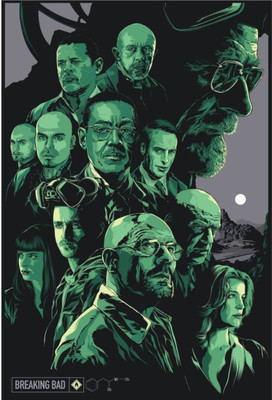 

Aabhaas Breaking Bad Wall Poster Fine Art Print(18 inch X 12 inch, Rolled)