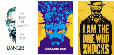 

Aabhaas Breaking Bad Wall Poster Fine Art Print(12 inch X 18 inch, Rolled)