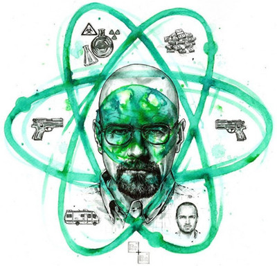 

Aabhaas Breaking Bad Wall Poster Fine Art Print(12 inch X 18 inch, Rolled)