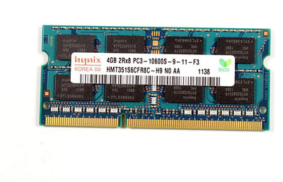

Hynix Hmt351s6cfr8c-h9 DDR3 4 GB (Dual Channel) Laptop (4GB DDR3 1333 MHZ (Hmt351s6cfr8c-h9))