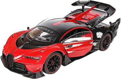 

Planet of Toys Radio Control 1:12 5-Function Super Car With Rechargeable Battery , Door Open With Radio(Red)
