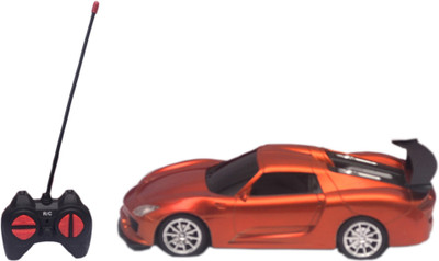 

FLICK IN Full Function Plastic Remote Control High Speed Stylish Sports Racing Car for Kids (Orange)(Orange)