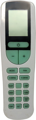

Parshwa 23 AC Remote Compatible For V Smart Air Conditioner With Wi-Fi Key 999 699 Remote Controller(White)