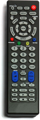 

Parshwa 23 Remote Compatible For Almost Allme Theatre Remote Controller(Black)