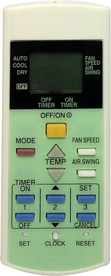 

Parshwa 23 AC Remote Compatible Fornic Spilt Type Remote Controller(White)