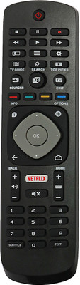 

Parshwa 23 Remote Compatible Forlips Smart LED With flix Remote Controller(Black)