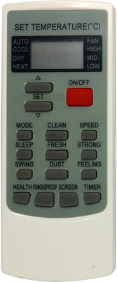 Parshwa 23 AC Remote Compatible For For Vo Remote Controller(White)