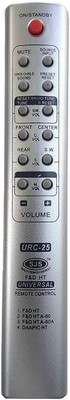 

Ehop Compatible Remote Control for F&D Home Theatre Compatible Remote (Silver) Remote Controller(Silver)