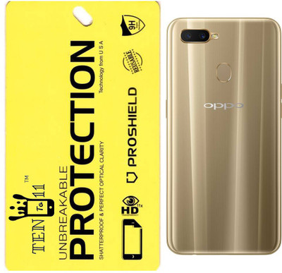 Ten To 11 Back Screen Guard for Oppo A7(Pack of 1)