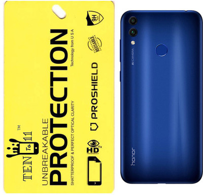 Ten To 11 Back Screen Guard for Honor 8C(Pack of 1)