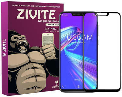 ZIVITE Edge To Edge Tempered Glass for Asus Zenfone Max M2(Pack of 1)