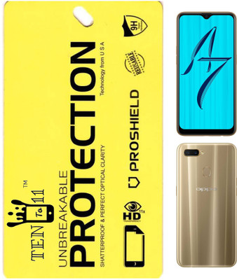 Ten To 11 Front and Back Screen Guard for Oppo A7(Pack of 1)