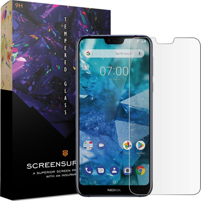 SCREENSURANCE Impossible Screen Guard for Nokia 7.1 7X 5.84inch(Pack of 1)