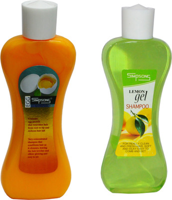 Simpsons EGG and Lemon gel Shampoo Special Hair Therapy Pack.(400 ml)