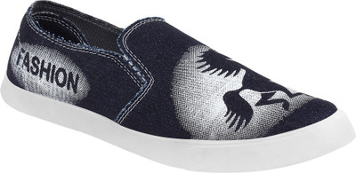 

SHOEFLY Grey-690 Loafers For Men(White, Blue