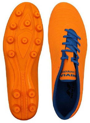 Nivia Football Shoes For Men(Orange, Blue