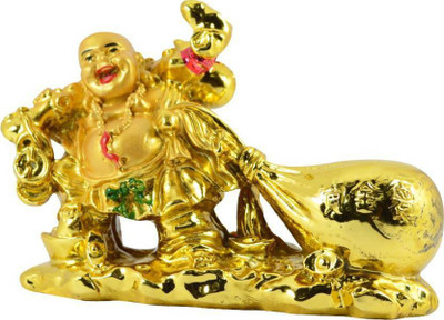 

Ripe India Ripe India Laughing Buddha - 7 cm Decorative Showpiece - 7 cm(Porcelain, Multicolor)