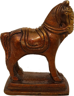 FABZONE Brass Antique Finish Horse Home Decor Handicraft Decorative Statue Figurine Table Décor Fengshui Animal Gift Item Decorative Showpiece - 5 cm(Brass) Flipkart