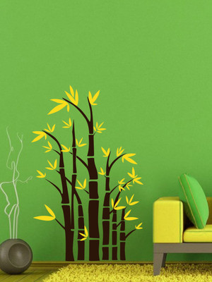 ALLURE 97 cm Nice Bamboo Tree Self Adhesive Sticker(Pack of 1)