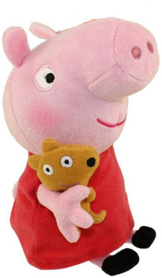 

SPORTSHOLIC Small Cute Stuffed Toy Peppa Pig 19 CM (7 inch approx) Washable For Kids 2 To 6 Years - 19 cm(Multicolor)