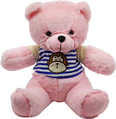 Miss & Chief Teddy Bear Donty With Jacket -30 Cm - 30 cm(Pink)