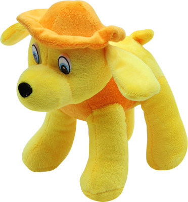 

Miss & Chief Sweet Cute Gentle Dog Soft teddy Stuff Toy - 18 cm(Yellow)