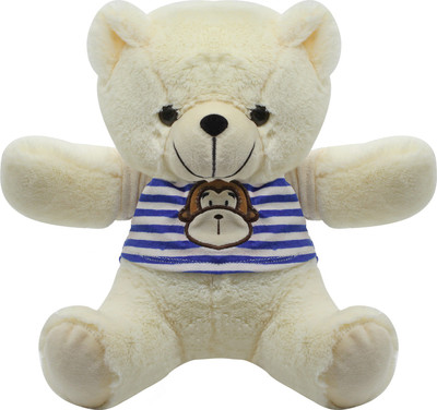 

Miss & Chief Teddy Bear Donty With Jacket - 30 cm(Cream)