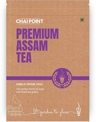 

Chai point Premium Assam Tea 200g (80 cups) | Single Origin, Vacuum Packed, Fresh Unflavoured Tea(400 g, Box)