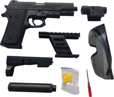 

lifestylesection 1:1 REAL SCALE COMPLETED HIGH GRADE TYPE AIR SPORT GUN (BLACK)(Black)