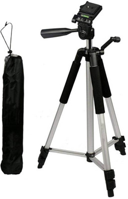 

ALLMUSIC Tripod-3110 with Holder Mount For Smartphones Portable Adjustable Aluminum Lightweight Camera Stand, DT Three-Dimensional Head & Quick Release Plate For Video Cameras,DSLR Tripod.. Tripod, Tripod Kit(Multicolor, Supports Up to 1500 g)