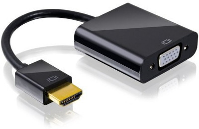 

HOC TV-out Cable FSF_HDMI630F HDMI to VGA Cable compatible for laptop/PC/TV/Tablet/Projector/Xbox(Multicolor, For Computer)