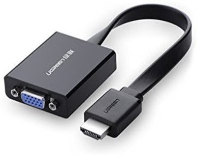 

HOC TV-out Cable AHR_HDMI531A HDMI to VGA Cable compatible for laptop/PC/TV/Tablet/Projector/Xbox(Multicolor, For Computer)