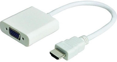 

HOC TV-out Cable DUG_HDMI624D HDMI to VGA Cable compatible for laptop/PC/TV/Tablet/Projector/Xbox(Multicolor, For Computer)