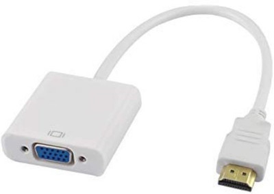 

HOC TV-out Cable JOY_HDMI642J HDMI to VGA Cable compatible for laptop/PC/TV/Tablet/Projector/Xbox(Multicolor, For Computer)