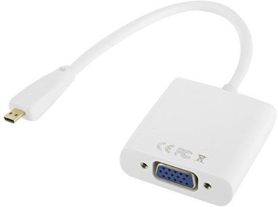 

Clairbell TV-out Cable FNL_HDMI666J HDMI to VGA Cable compatible for laptop/PC/TV/Tablet/Projector/Xbox(Multicolor, For Computer)