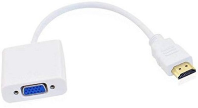 

HOC TV-out Cable HQC_HDMI636H HDMI to VGA Cable compatible for laptop/PC/TV/Tablet/Projector/Xbox(Multicolor, For Computer)