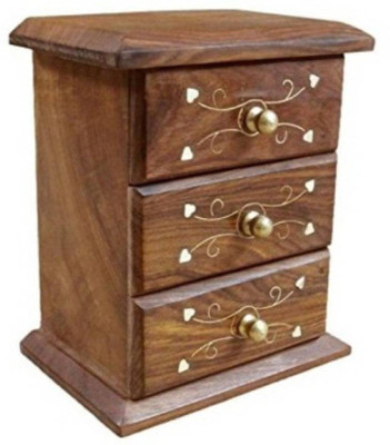 

CRUZ INTERNATIONAL Bea'utiful Makeup and Jewellery Vanity Box(Brown)