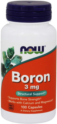 

Now Foods Boron, 3 mg, 100 Capsules(100 No)