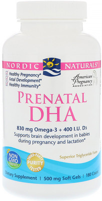

Nordic Naturals Prenatal DHA -- 180 Softgels(180 No)
