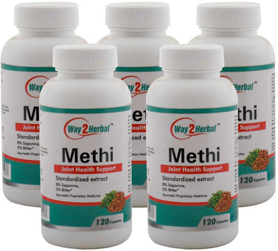 

Way2Herbal Methi 120 capsules (Pack of 5)(240 mg)