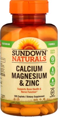 

Sundown Naturals Calcium Magnesium and Zinc 100 Caplets(100 No)