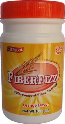 

SUPERMUCIL FIBERFIZZ: Psyllium Effervescent: 300 Gms (Combo Pack) (3X100 Gms) Orange Flavor(300 g)