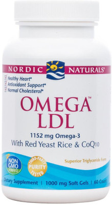 

Nordic Naturals - Omega LDL, With Red Yeast Rice & CoQ10, 60 Soft Gels (FFP)(60 No)
