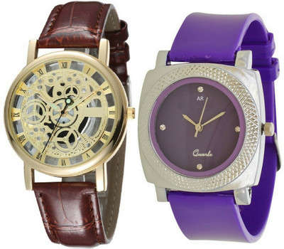 

Orayan valentine combo of Open+G6 Watch - For Men & Women