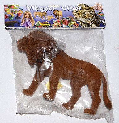 

Vibgyor Vibes Bobble Head Collectible Nodding Lion Figure Toy for Kids - Multicolor(Brown)