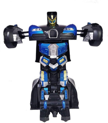 

Henicx remote control Car and Robot transformation/Transformer Remote Control Car Car with 2.4GHz LED Headlights – Dual color (Blue and Black)(Blue, Black)