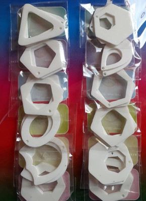 

karigari Ear Ring Base For Silk Thread Jewelry Making Different Shapes