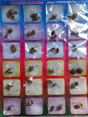 

karigari Antique Stud For Silk Thread Jewelry Making