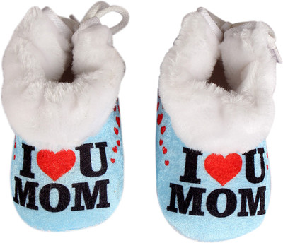 

Chiu Soft Sole shoes Booties(Toe to Heel Length - 12 cm Blue)